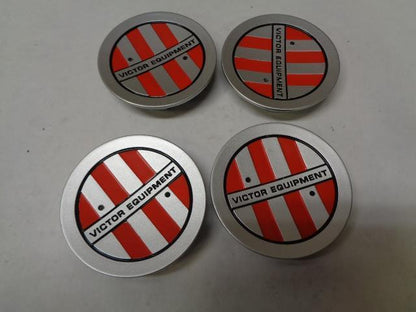 4-PACK USED VICTOR EQUIPMENT CENTER CAPS C-E76 R17T1
