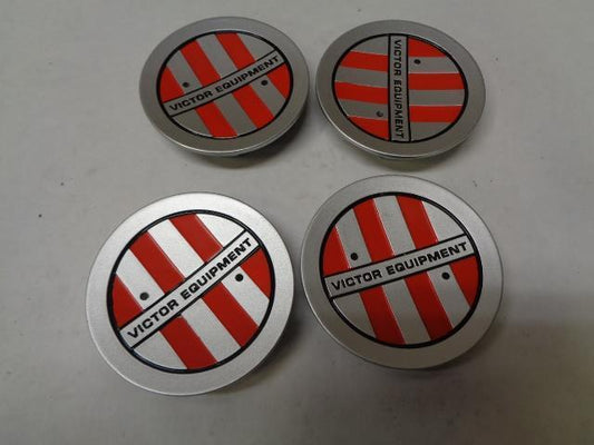 4-PACK USED VICTOR EQUIPMENT CENTER CAPS C-E76 R17T1