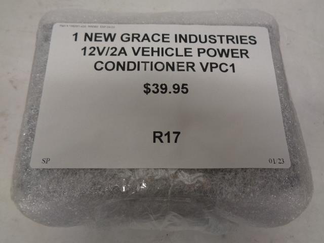 1 NEW GRACE INDUSTRIES 12V/2A VEHICLE POWER CONDITIONER VPC1 R17