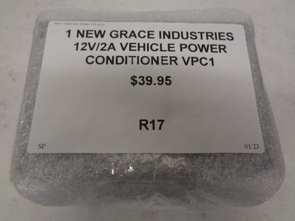 1 NEW GRACE INDUSTRIES 12V/2A VEHICLE POWER CONDITIONER VPC1 R17