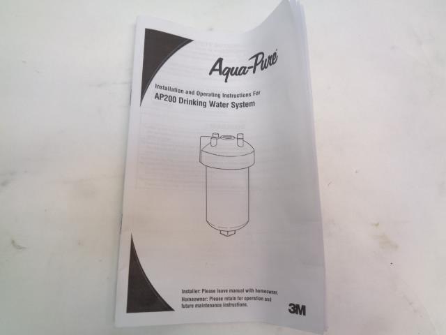 AQUA-PURE 5528901 AP200 3M UNDER SINK WATER FILTRATION SYSTEM NEW R29