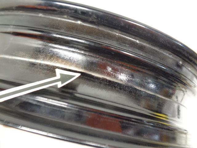 USED ENKEI KAWASAKI SPORTBIKE BLACK 3 TWIN SPOKE WHEEL 17x3.5 BORE 25.8mm WR