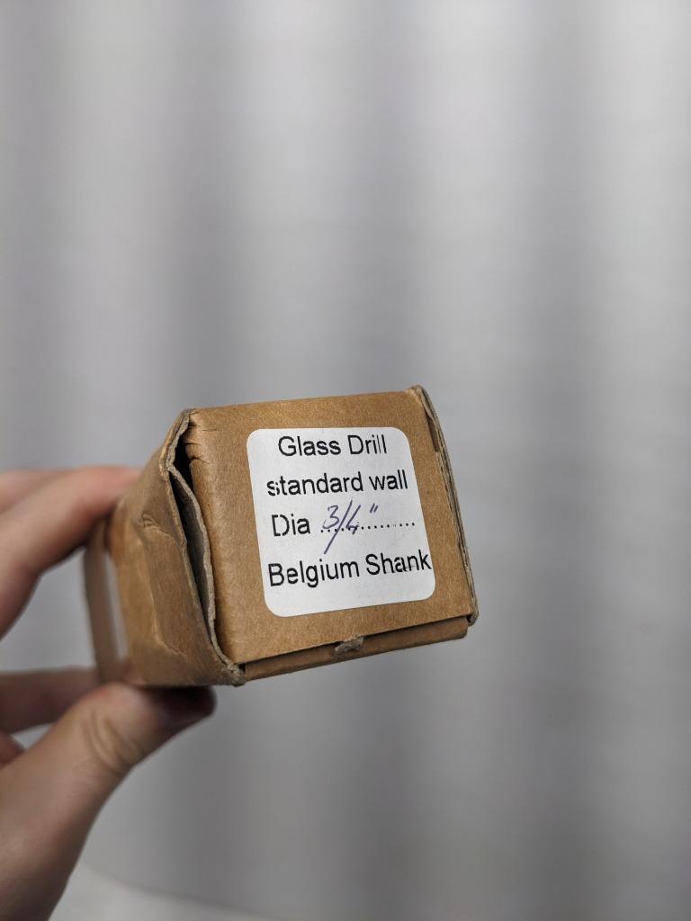 CRL HBT34 331747/024 3/4" BELGIAN THREAD ELECTRO-FORMED DIAMOND DRILL NEW D0