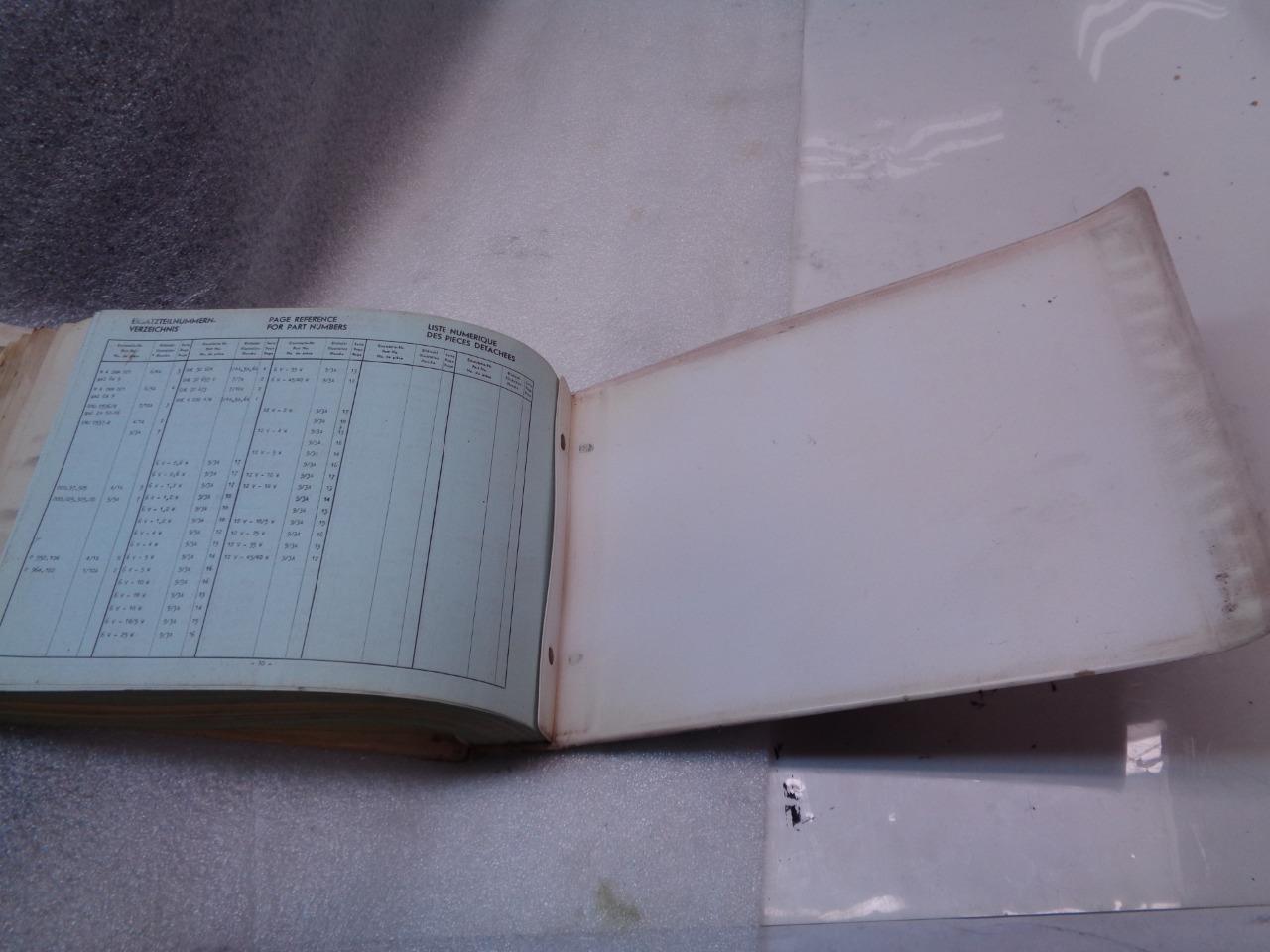 PREVIOUSLY OWNED PORSCHE SUPPLEMENT TO CATALOGUE OF SPARE PARTS 356 B R31