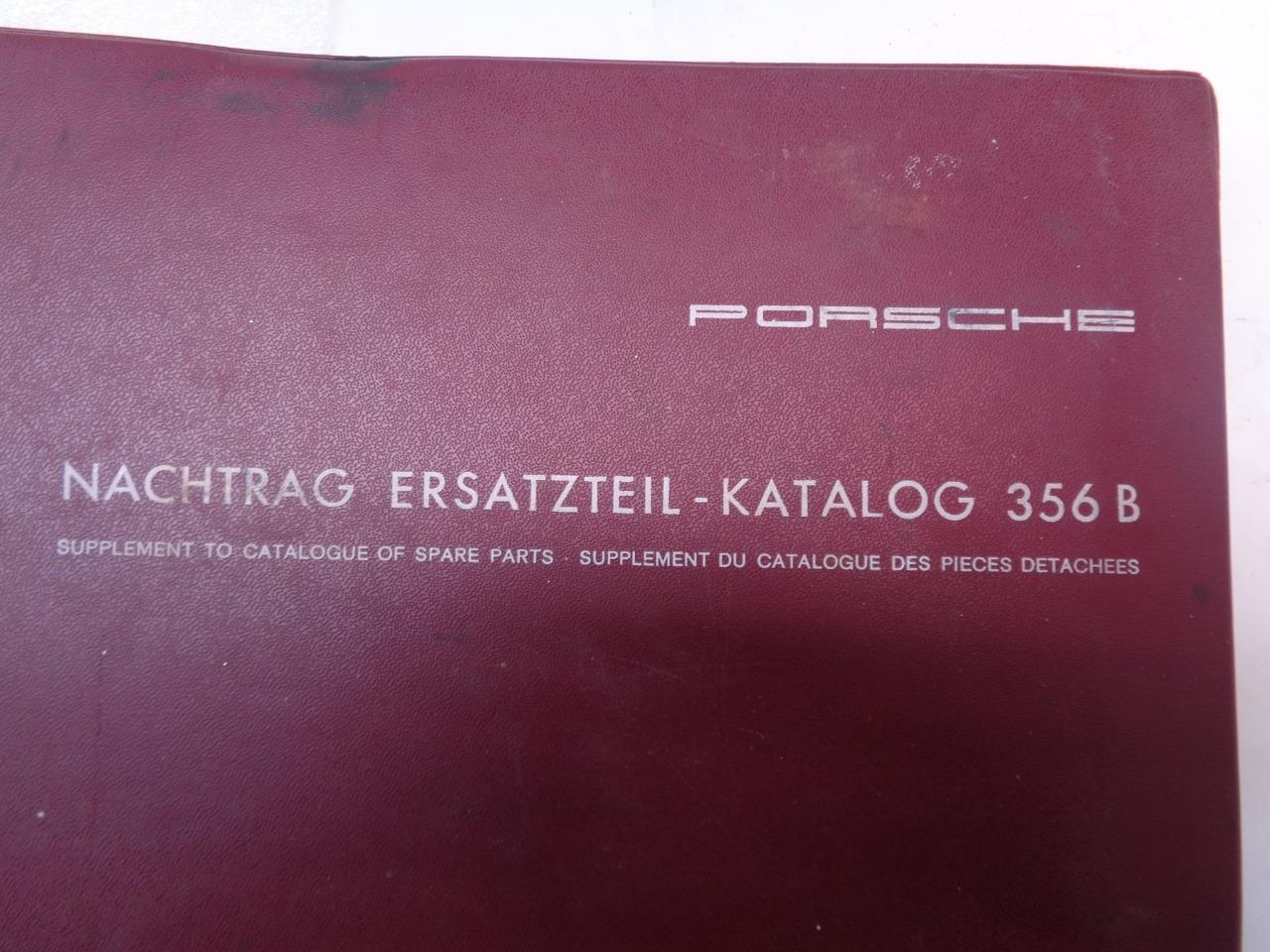 PREVIOUSLY OWNED PORSCHE SUPPLEMENT TO CATALOGUE OF SPARE PARTS 356 B R31