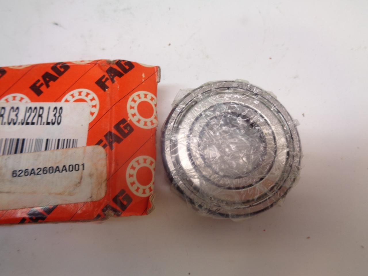 1 PACK OF 9 FAG BALL BEARINGS 6204 2ZR C3 J22R L38 R15T1