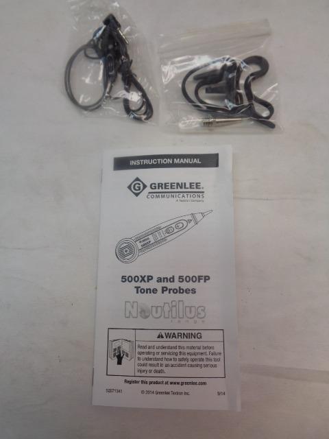 NEW GREENLEE COMMUNICATIONS TONE PROBE 500FP R22T1