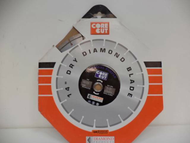 NEW CORE CUT IMPERIAL PURPLE GENERAL PURPOSE 14x125 DIAMOND BLADE DCI14125 SP1