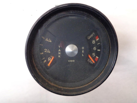 GENUINE PORSCHE 65-69 912 VDO 80MM 62L FUEL INSTRUMENT CLUSTER 90164150200 R23TE
