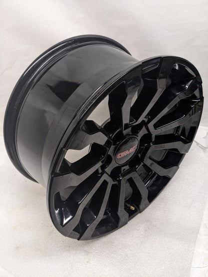 1 GM WHEEL 23377014 18X8.5 ET26 GLOSS BLACK 6X139.7 FOR GMC SIERRA 1500 NEW B2