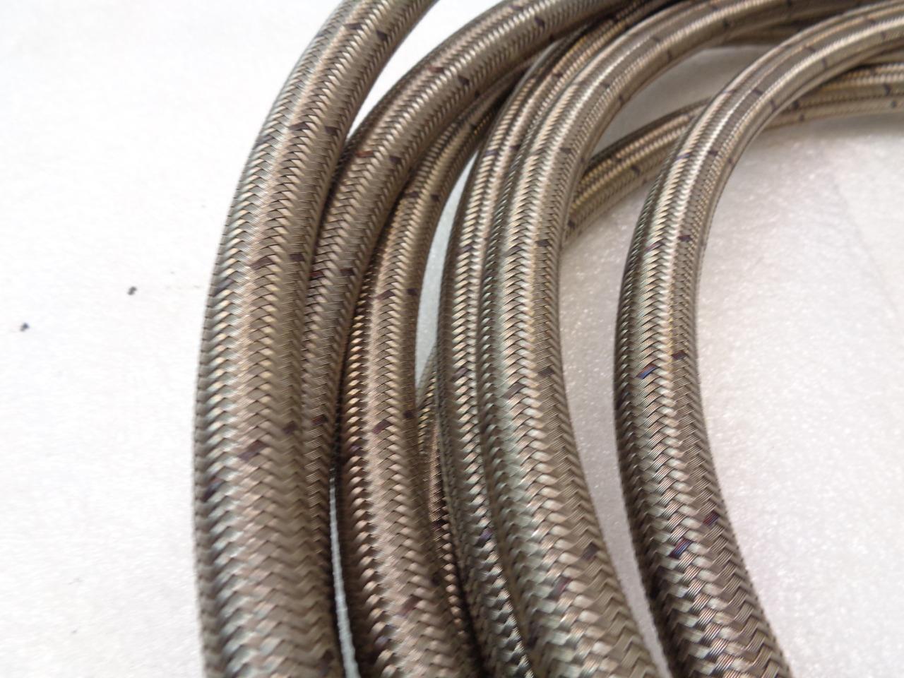 NEW UNBRANDED BRAIDED HOSE 1/2" (O.D) 25 FEET 3 INCHES LONG R3