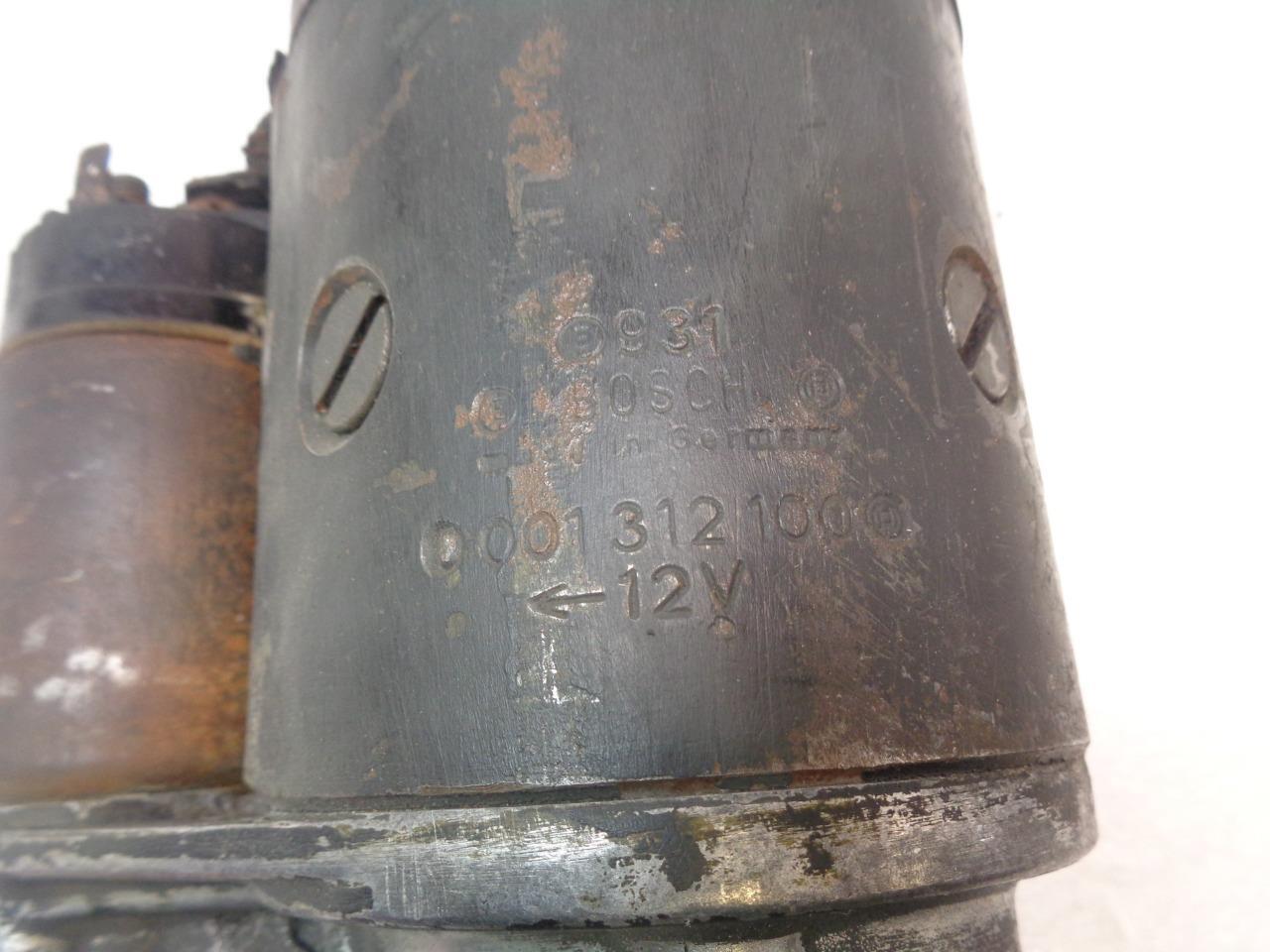 USED BOSCH STARTER MOTOR 001 312 100 12V FITS 2005-2017 PORSCHE 911 ZM521 R14