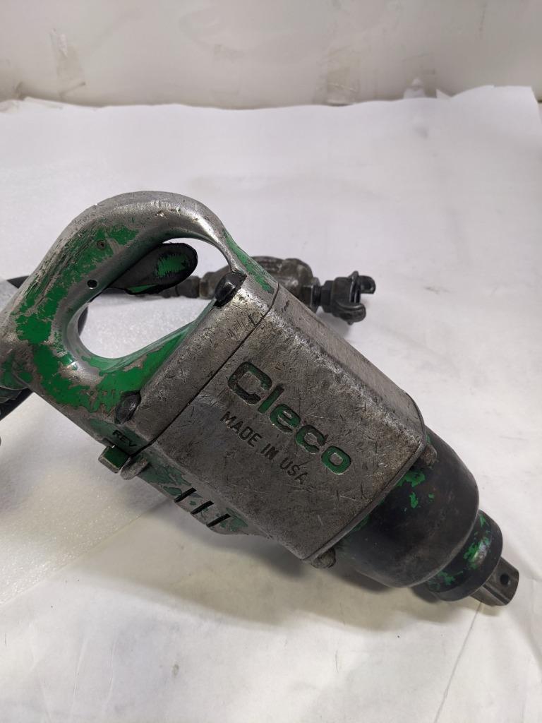 CLECO PNEUMATIC AIR IMPACT WRENCH 1-1/2'' SQUARE DRIVE 1201-3002 FT/LB USED R22
