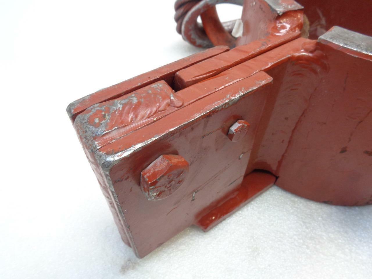 NEW INDUSTRIAL SHACKLE CHOKER JOINT W/ WIRE ROPE SLINGS 5.7 TON (UNBRANDED) H1