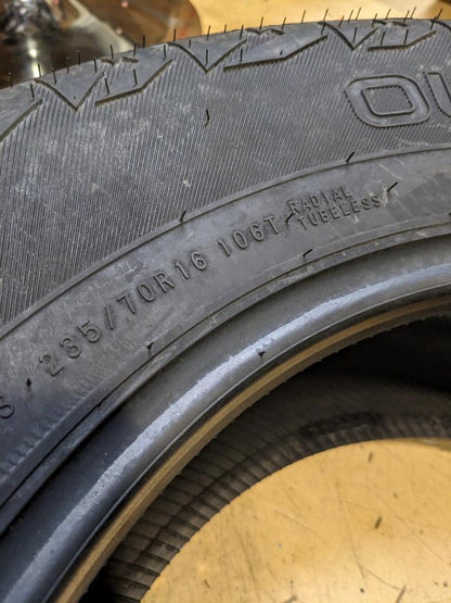 NOKIAN OUTPOST APT P 235 70 16 106T SL TIRE T432106 CQ2