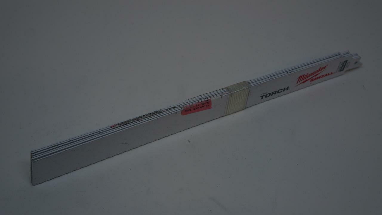 NEW 11 PACK OF MILWAUKEE 12 INCH SAWZALL BLADES 18 TPI 5789 SP2T1