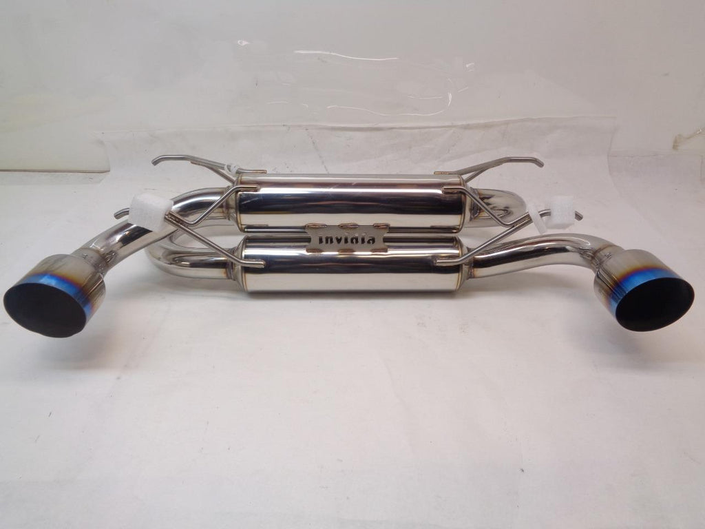 INVIDIA GEMINI R400 DUAL LAYERED TITANIUM TIP EXHAUST MUFFLER FOR BRZ/86/FRS SR