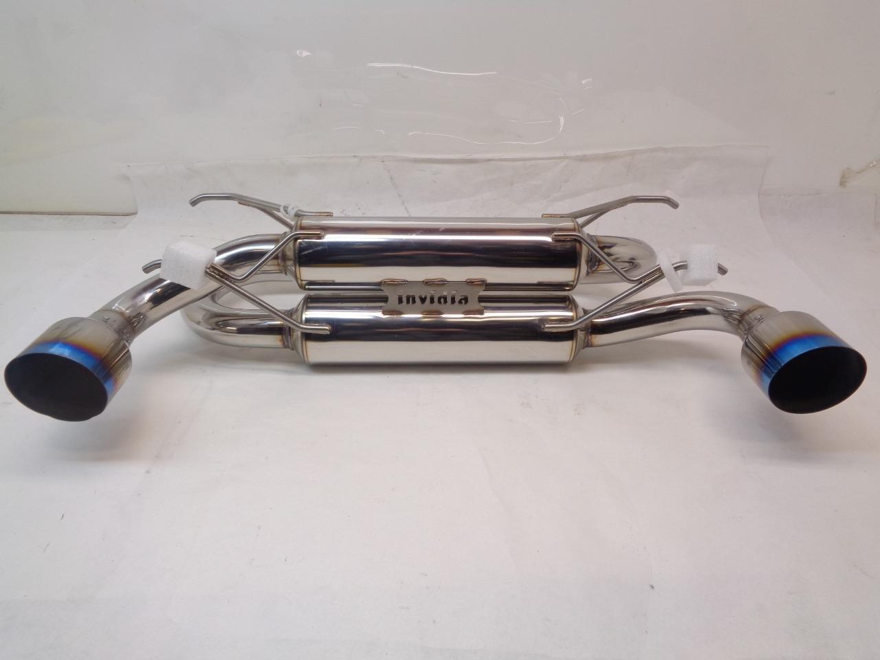 INVIDIA GEMINI R400 DUAL LAYERED TITANIUM TIP EXHAUST MUFFLER FOR BRZ/86/FRS SR