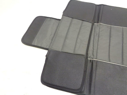 1 NEW EDDIE BAUER HIGH-BACK SEAT PROTECTOR GRAY W/ REFLECTIVE STRIPES SR