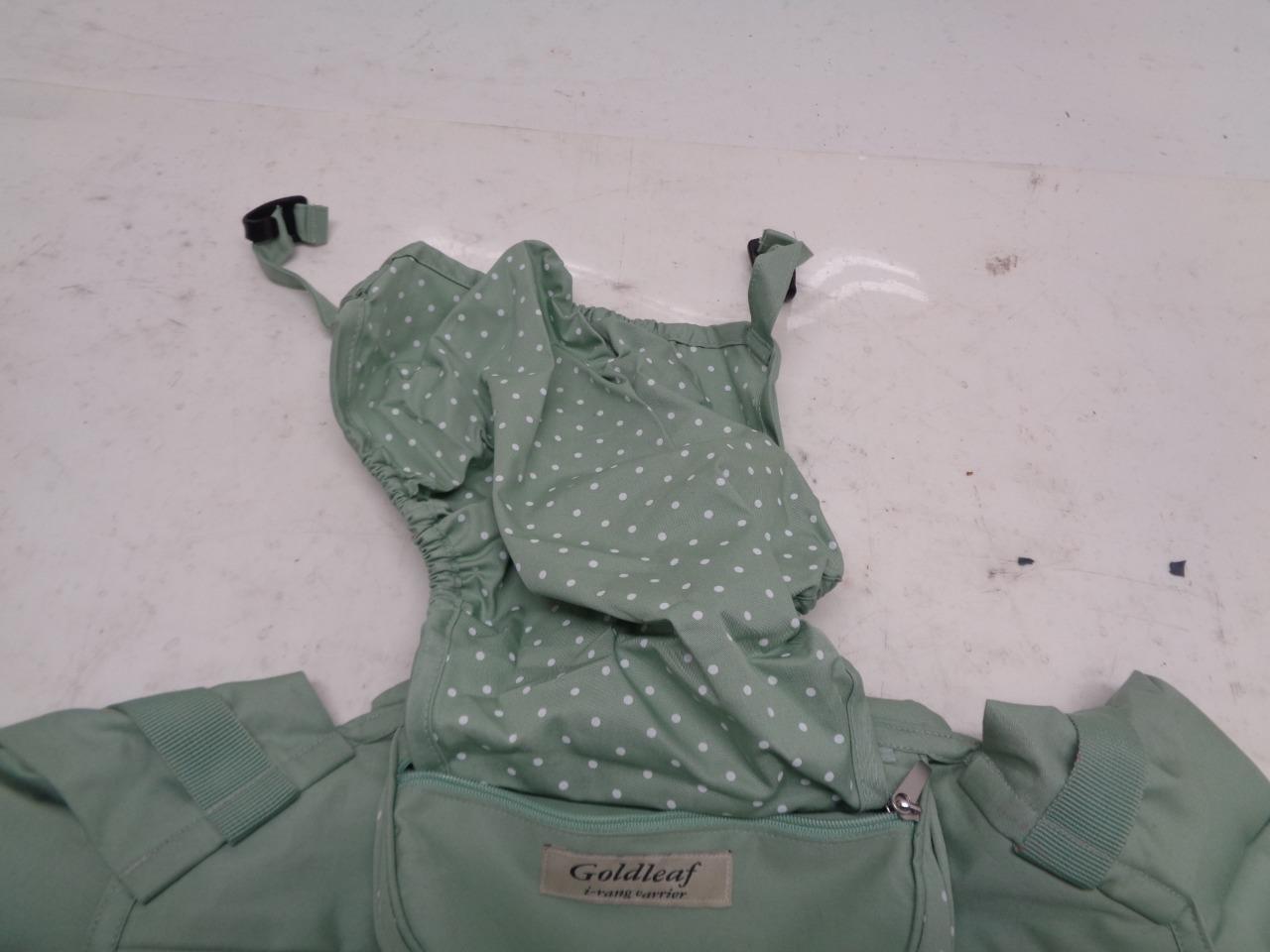 NEW MINT COLORED I-RANG HIPSEAT BABY CARRIER GOLDLEAF SR