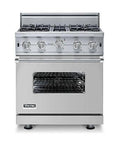 VIKING VGCC5304BSS - 30" Professional Gas Range Oven 4 Burner Stainless BSR7F