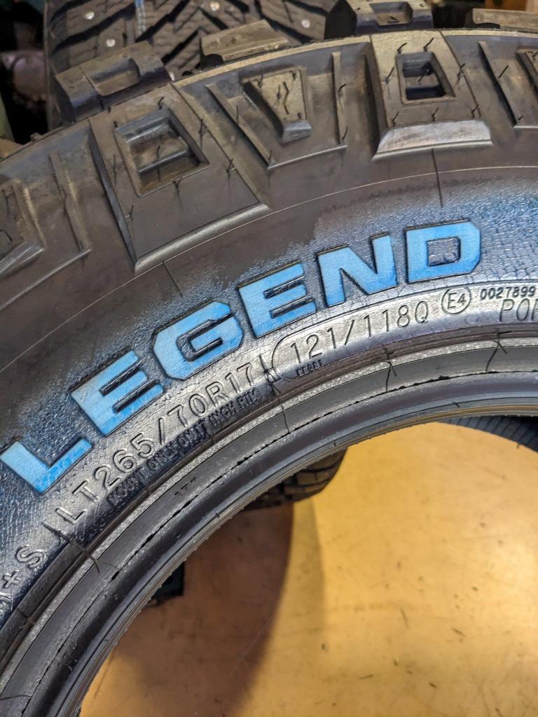 MICKEY THOMPSON BAJA LEGEND MTZ LT 265 70 17 121/118Q LRE 10PLY TIRE 90000057346