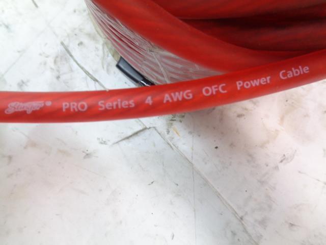 STINGER ELECTRONICS SPW14TR250 PRO SERIES 4 AWG RED POWER WIRE 250 FT NEW H2
