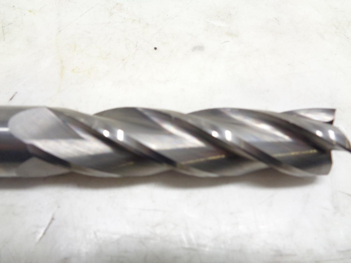 NEW PRECISION TWIST E6304 CARBIDE SQUARE END MILL LONG, 1"x3" 4 FLUTE R22T6BM2