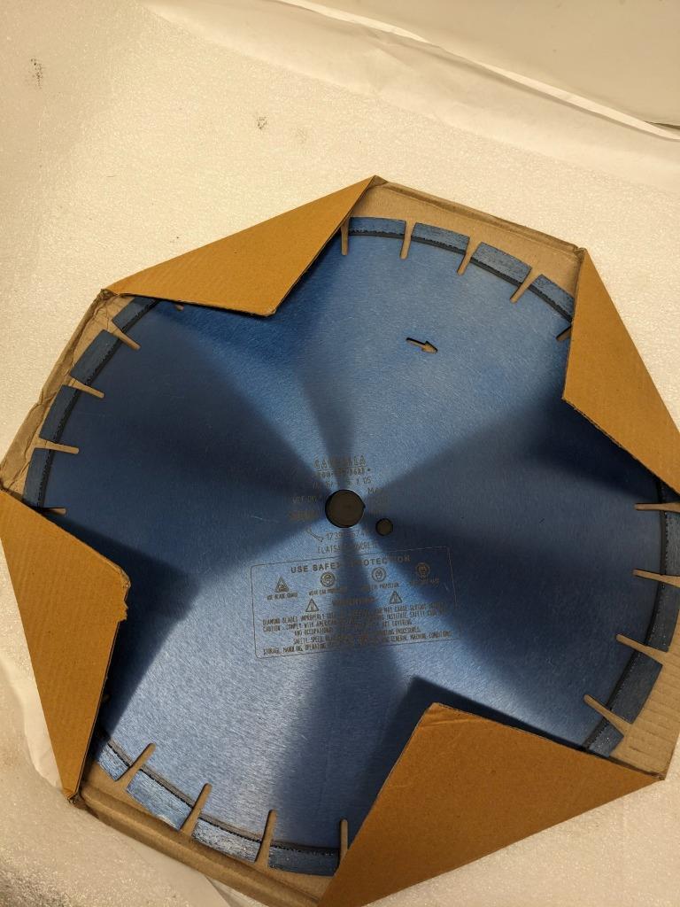 GARDELLA CONCRETE FLATSAW BLADE 35-72HP MEDIUM BOND CC3-16A NEW R7