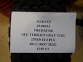 2 NEW GOLF TIRES MADJAX PREDATOR ALL TERRAIN GOLF 23 10 14 4PLY 20-006x1