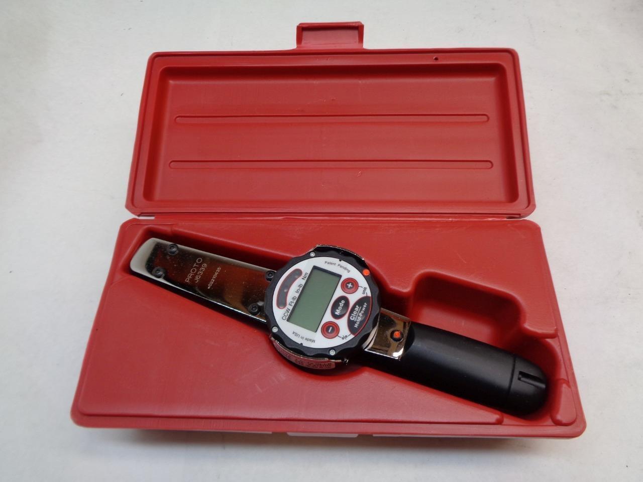 PROTO ELECTRONIC TORQUE WRENCH .63-6.25 FT-LB 1/4" DRIVE J6339 R22