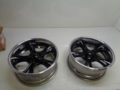2 NEW FOOSE COUPE F228 BLACK CHROME LIP 18X8 ET-13 5X120.7 F2288806140 SR