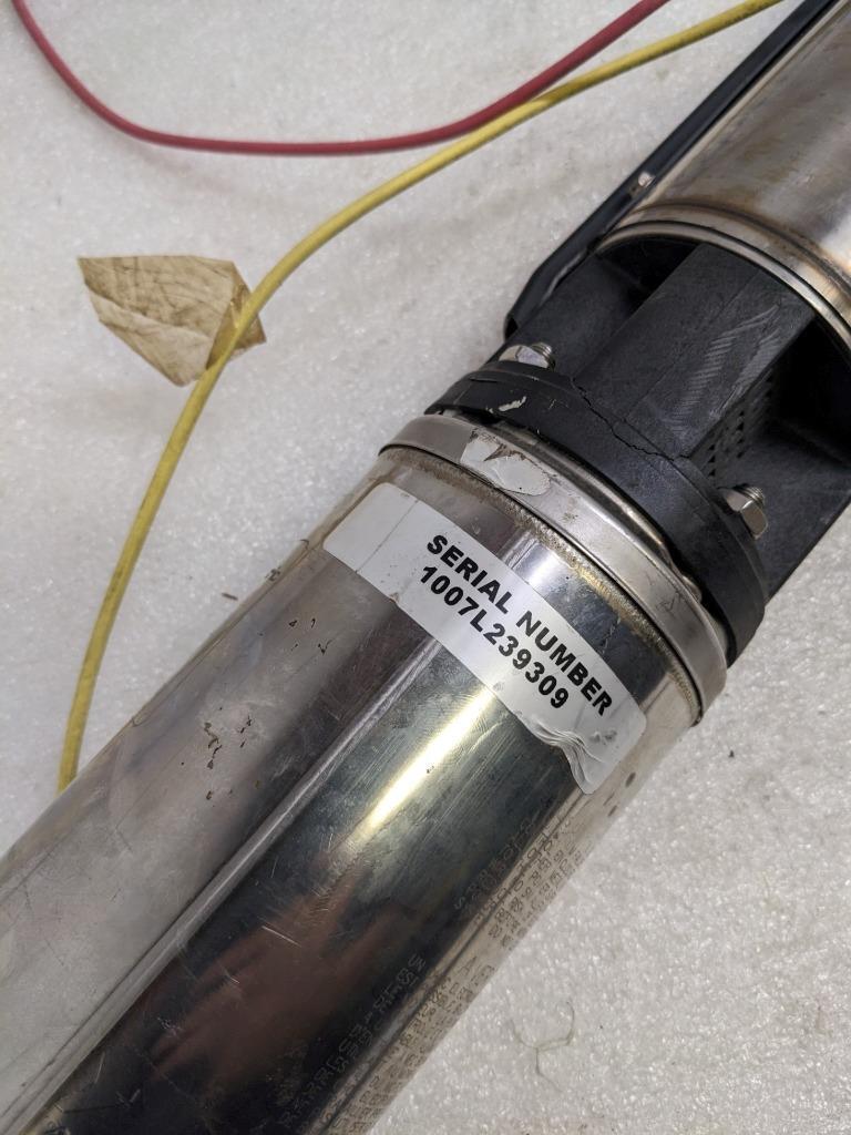 WATER ACE R302A SUBMERSIBLE 4" DEEP WELL PUMP 3-WIRE 1HP 10GPM 230V NEW H2