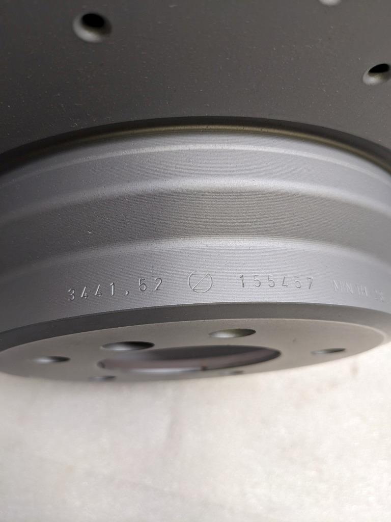 ZIMMERMANN 150.3441.52 FRONT DISC BRAKE ROTOR FOR BMW SPORT Z MIT ECE R90 NEW R3