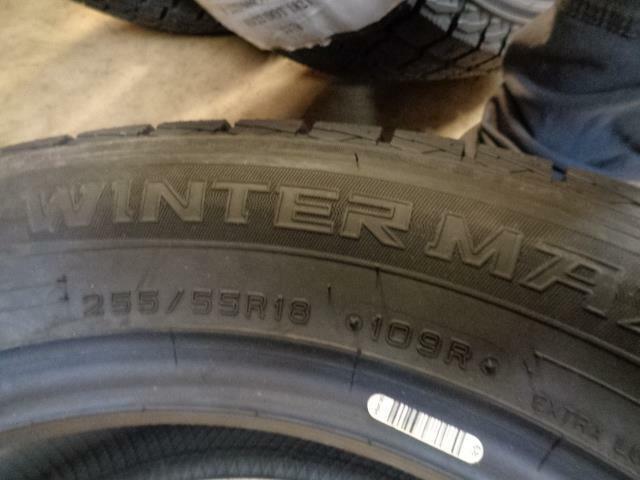 1 New Tire DUNLOP Winter Maxx SJ8 255 55 18 109R XL 290124123