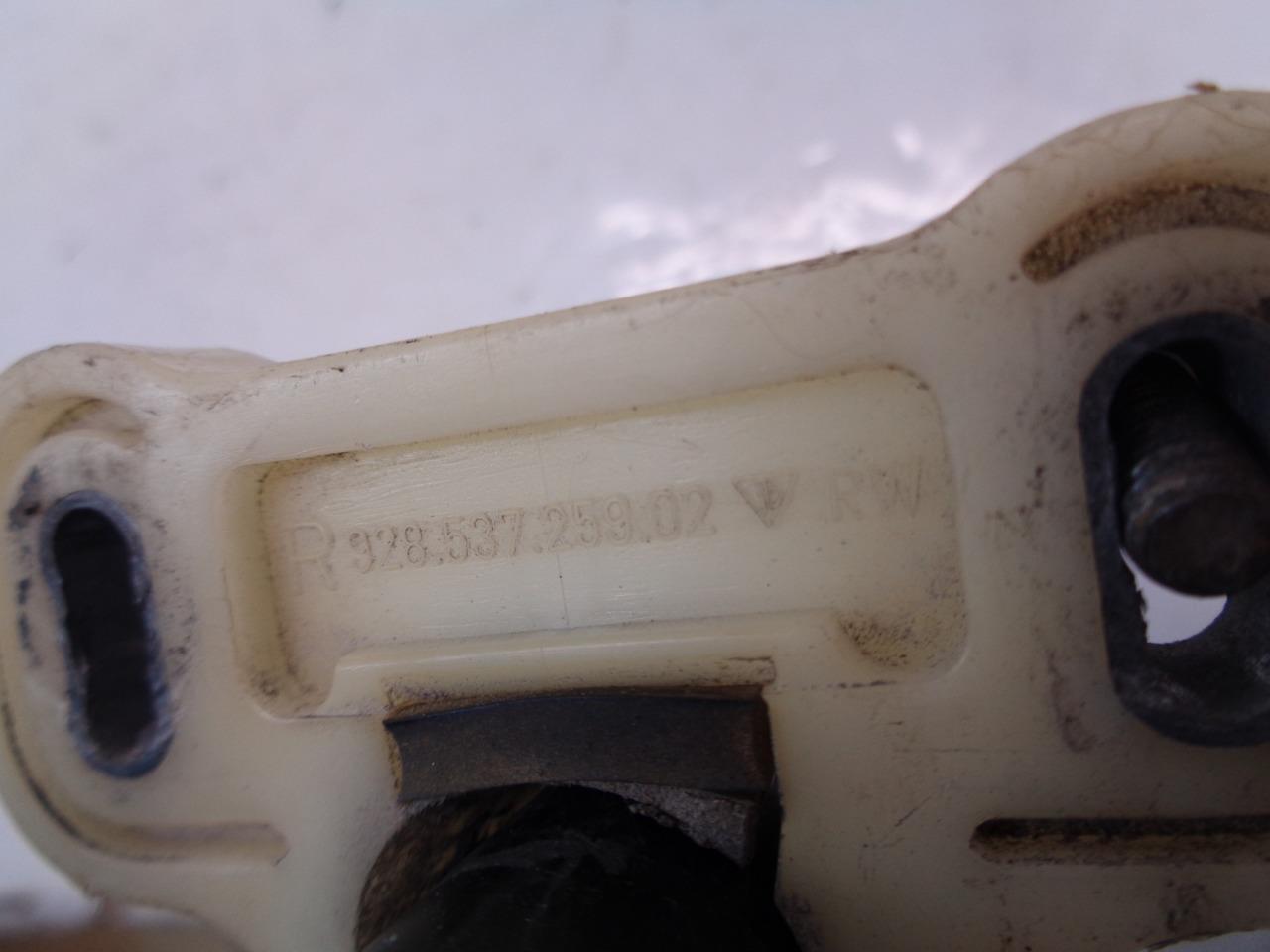 GENUINE PORSCHE WINDOW REGULATOR PIPE W/GUIDES 928 537 259 02/928 537 289 02