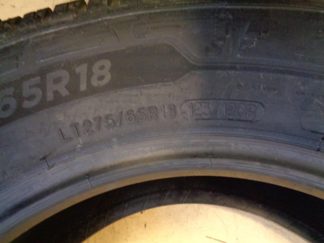 1 NEW TIRE MICHELIN AGILIS CROSSCLIMATE LT 275 65 18 123/120R LRE 10PLY 57222