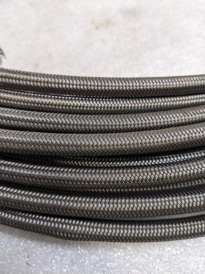 UNBRANDED BRAIDED SS 107' HOSE 3/8" OD 1/4" ID TEFLON LINED NEW R5