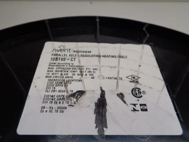 Raychem Parallell Self Regulating Heating Cable (205m) 10BTV2-CT NEW L4