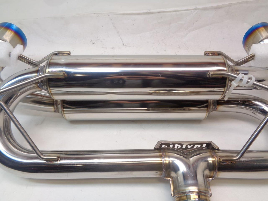 INVIDIA GEMINI R400 DUAL LAYERED TITANIUM TIP EXHAUST MUFFLER FOR BRZ/86/FRS SR