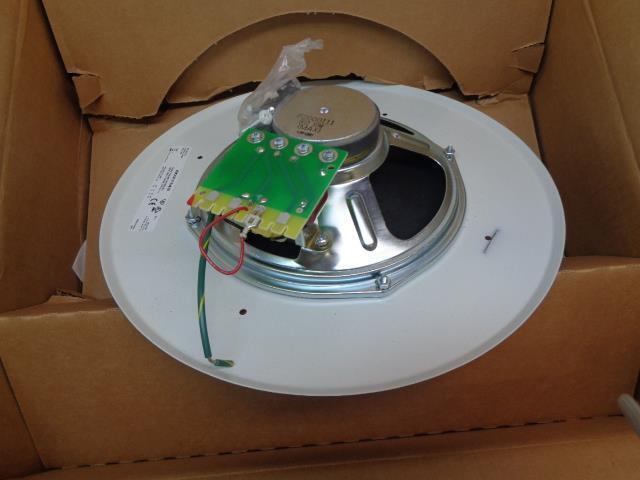 1 EST GE WHITE SPEAKER STROBE SECURITY ASY 8" 70V 965-1A-8RW R17