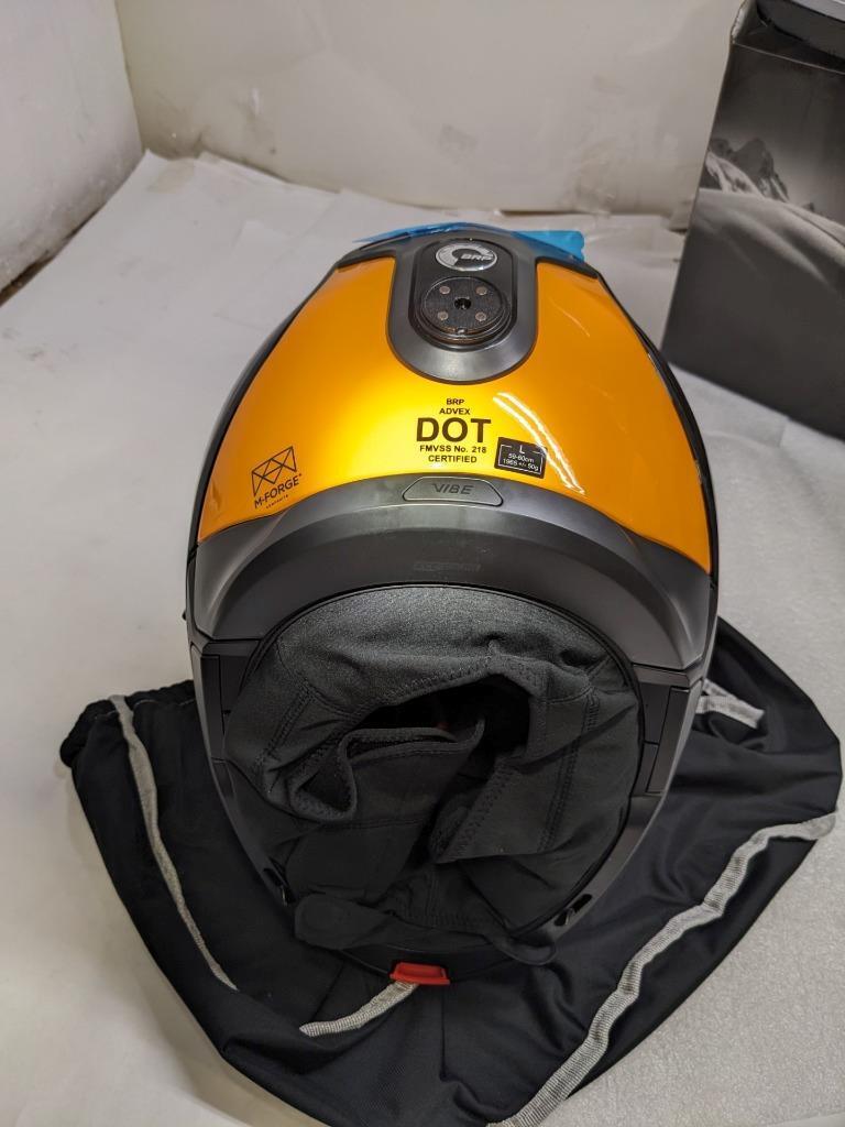 SKI-DOO ADVEX SPORT RADIANT SNOWMOBILE HELMET-ORANGE-LARGE 9291260912 NEW SR