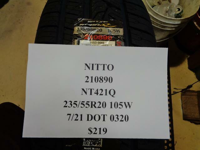 1 NEW NITTO NT421Q 235 55 20 105W TIRES 210890