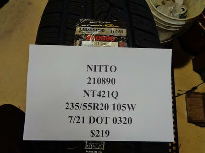 1 NEW NITTO NT421Q 235 55 20 105W TIRES 210890
