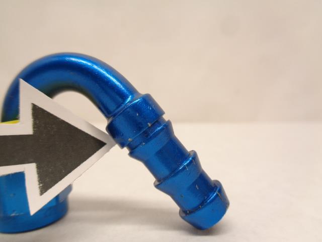 USED FRAGOLA SERIES 8000 PUSH-LITE RACE HOSE END SET STRAIGHT AND 150° END R13T7