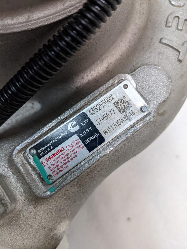 CUMMINS 3795877 TURBOCHARGER FOR CUMMINS ISC ISL ICP 8.9L ENGINES REMAN E1