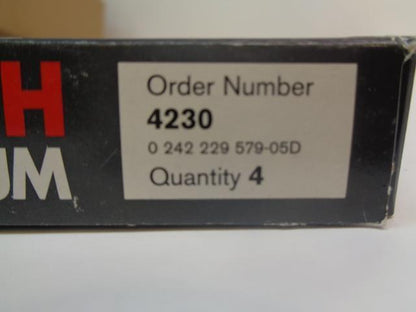 BRAND NEW BOSCH PLATINUM DODGE HONDA SPARK PLUG 4 PACK 4230 R13T3