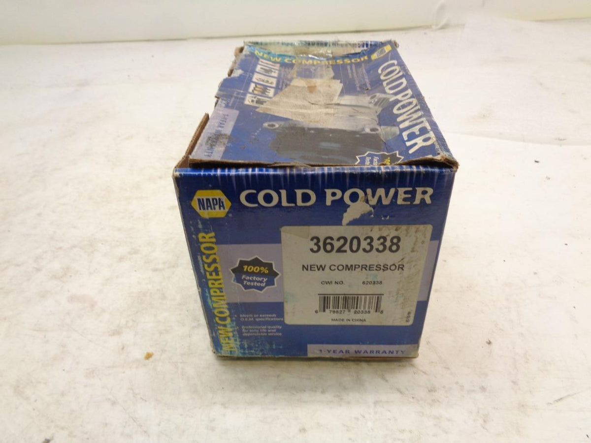 NEW NAPA COLD POWER AC COMPRESSOR 3620338 BUICK, CHEVY, OLDSMOBILE, PONTIAC R1