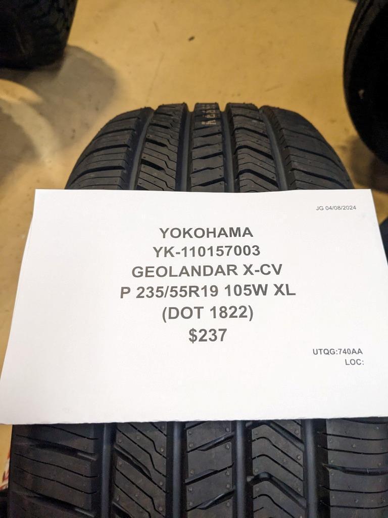 YOKOHAMA GEOLANDAR XCV P 235 55 19 105W XL TIRE 110157003 CQ3