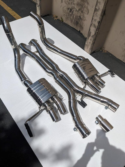 PARTIAL CORNERSTONE CPS-CBE-C7SS 3" CATBACK EXHAUST KIT FOR 14-19 C7 NEW B2